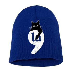 Comma La Cat Kamala Harris Short Acrylic Beanie