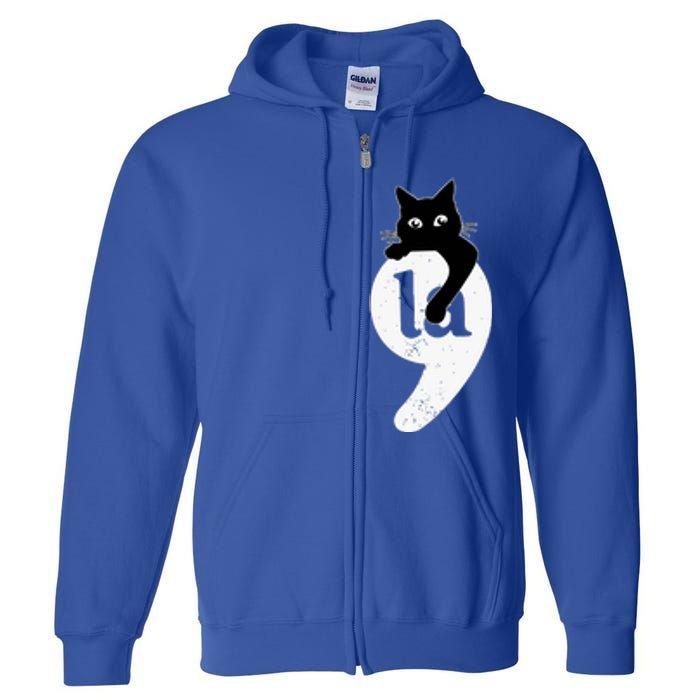 Comma La Cat Kamala Harris Full Zip Hoodie