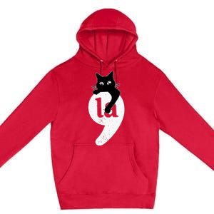 Comma La Cat Kamala Harris Premium Pullover Hoodie