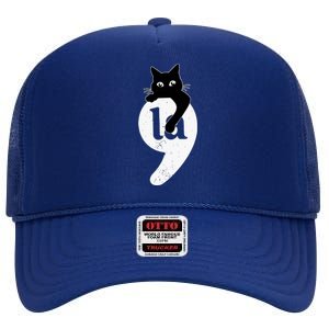 Comma La Cat Kamala Harris High Crown Mesh Back Trucker Hat