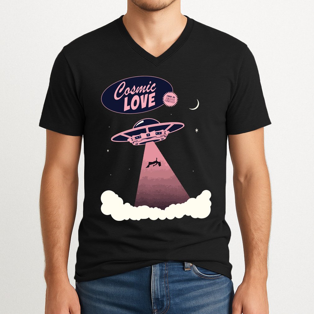 Cosmic Love V-Neck T-Shirt