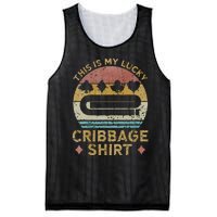 Cribbage Lucky Cribbage Lovers Vintage Cribbage Board Game Mesh Reversible Basketball Jersey Tank