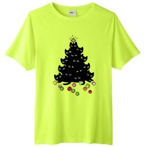 Cat Lovers Cute And Funny Holiday Tree Christmas Gift Tall Fusion ChromaSoft Performance T-Shirt