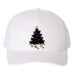 Cat Lovers Cute And Funny Holiday Tree Christmas Gift Yupoong Adult 5-Panel Trucker Hat