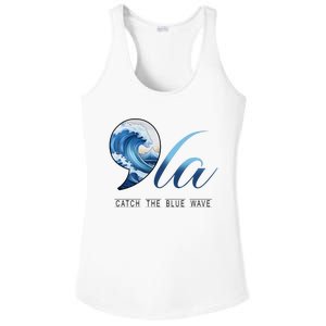 Comma La Catch The Blue Wave Ladies PosiCharge Competitor Racerback Tank