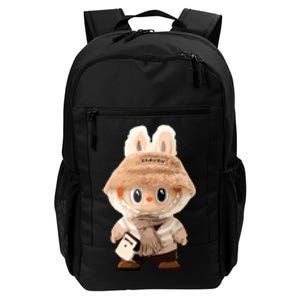 Cute Labubu Classic Pose Fun Labubu Lover Gifts Daily Commute Backpack