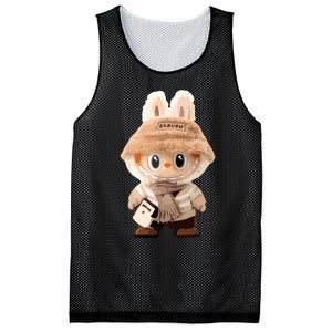 Cute Labubu Classic Pose Fun Labubu Lover Gifts Mesh Reversible Basketball Jersey Tank