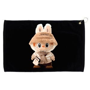 Cute Labubu Classic Pose Fun Labubu Lover Gifts Grommeted Golf Towel