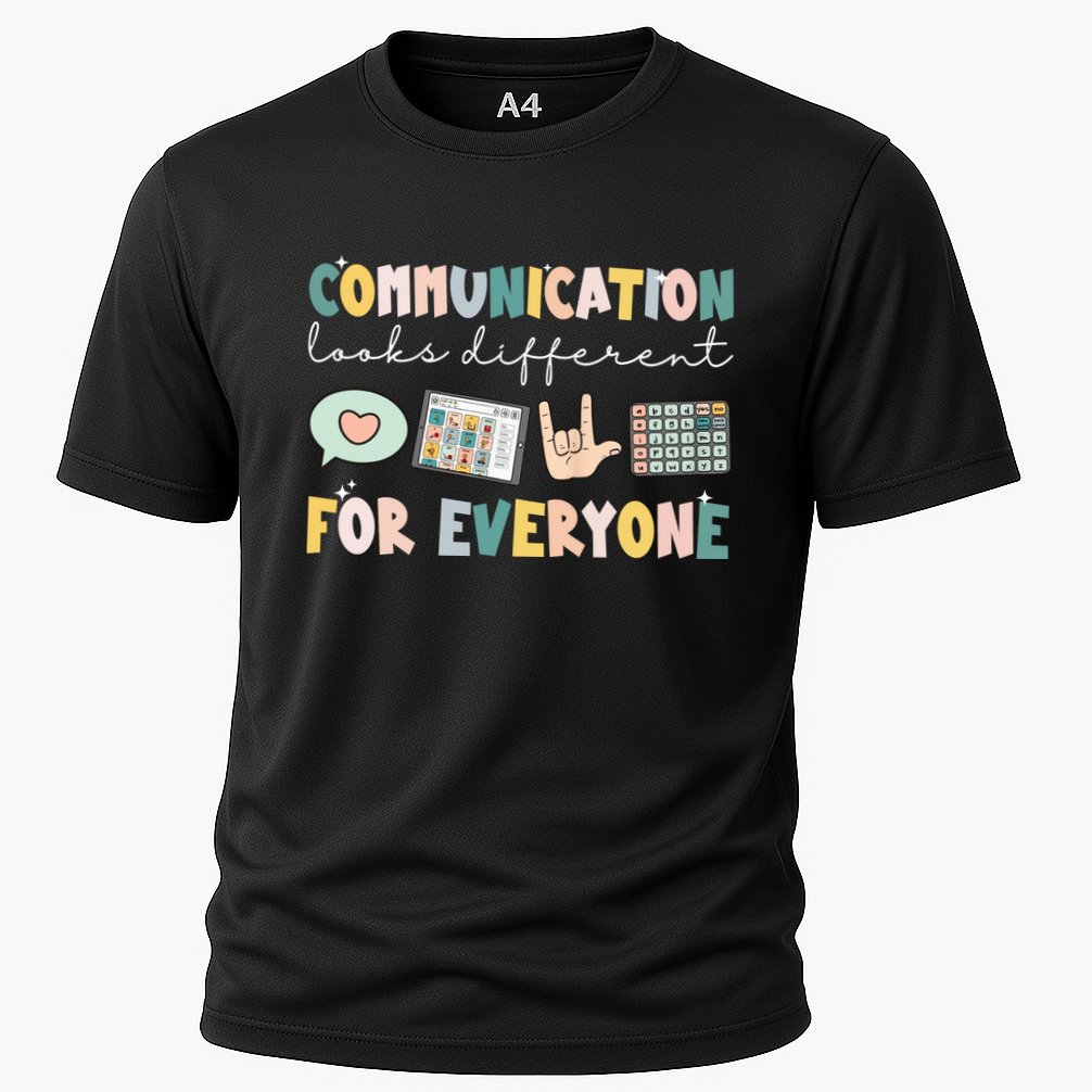 Communication Looks Different For Everyone Autism Awareness Performance Shirt