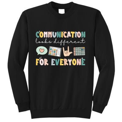 Communication Looks Different For Everyone Autism Awareness Sweatshirt