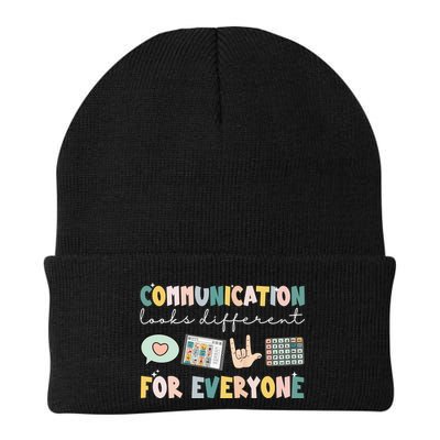 Communication Looks Different For Everyone Autism Awareness Beanie