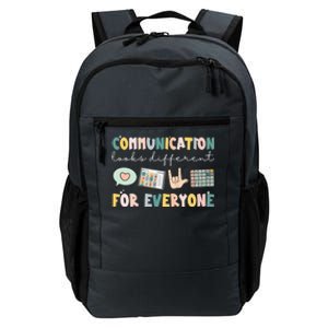 Communication Looks Different For Everyone Autism Awareness Daily Commute Backpack