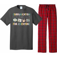 Communication Looks Different For Everyone Autism Awareness Pajama Set