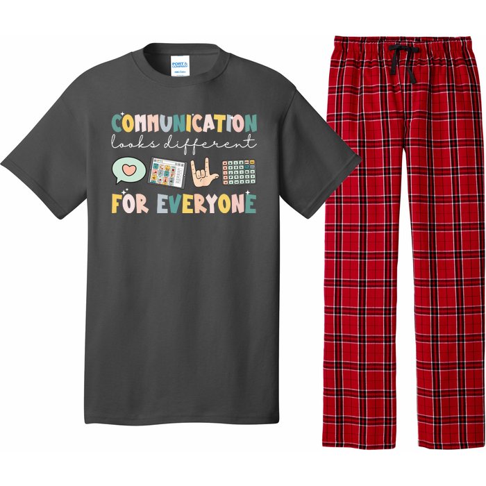 Communication Looks Different For Everyone Autism Awareness Pajama Set