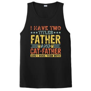 Cat Lover Dad Quote Funny Kitty Father Kitten Fathers Day PosiCharge Competitor Tank