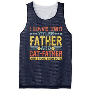 Cat Lover Dad Quote Funny Kitty Father Kitten Fathers Day Mesh Reversible Basketball Jersey Tank