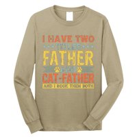 Cat Lover Dad Quote Funny Kitty Father Kitten Fathers Day Long Sleeve Shirt