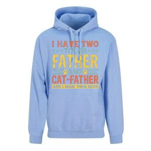 Cat Lover Dad Quote Funny Kitty Father Kitten Fathers Day Unisex Surf Hoodie