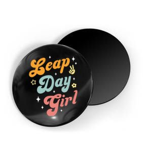 Cute Leap Day Girl Feb 29th Birthday Leap Day February 29 Magnet