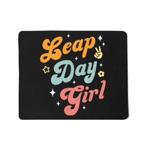 Cute Leap Day Girl Feb 29th Birthday Leap Day February 29 Mousepad