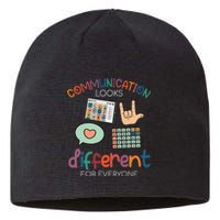 Communication Looks Different For Everyone Autism Awareness Sustainable Beanie