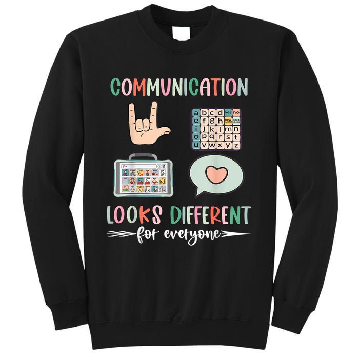 Communication Looks Different For Everyone Autism Awareness Sweatshirt