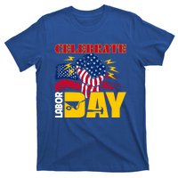 Celebrate Labor Day American Flag Worker Employee Pro Union Gift T-Shirt