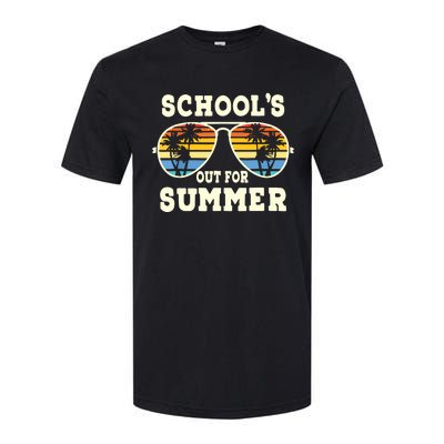 Cute Last Day Of School Schools Out For Summer Teacher Retro Softstyle® CVC T-Shirt