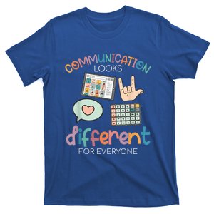 Communication Looks Different For Everyone Autism Awareness T-Shirt