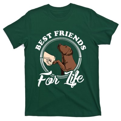 Chocolate Labrador Design Funny Chocolate Labrador Lovers T-Shirt