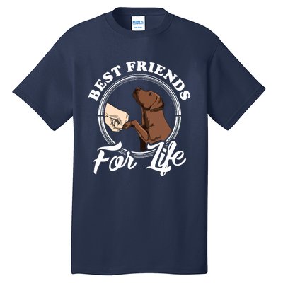 Chocolate Labrador Design Funny Chocolate Labrador Lovers Tall T-Shirt