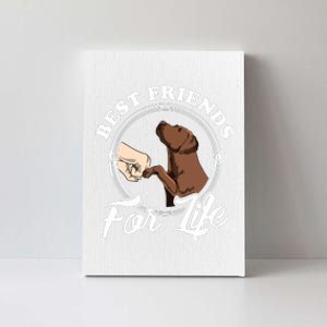 Chocolate Labrador Design Funny Chocolate Labrador Lovers Canvas