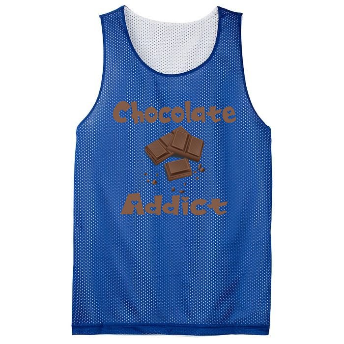 Chocolate Lover Diet Chocoholic Baker Mom Cook Ladies Gift Mesh Reversible Basketball Jersey Tank