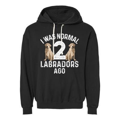 Cute Labrador Design For Labrador Retriever Lovers Garment-Dyed Fleece Hoodie