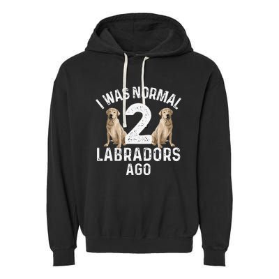 Cute Labrador Design For Labrador Retriever Lovers Garment-Dyed Fleece Hoodie