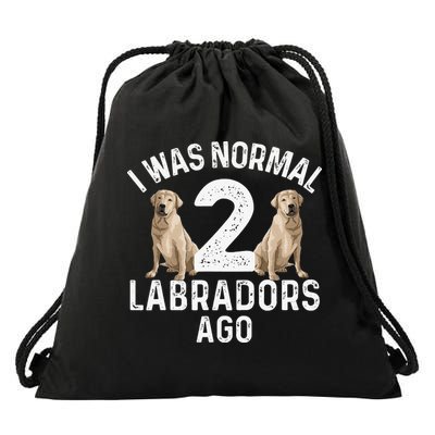 Cute Labrador Design For Labrador Retriever Lovers Drawstring Bag