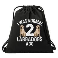 Cute Labrador Design For Labrador Retriever Lovers Drawstring Bag