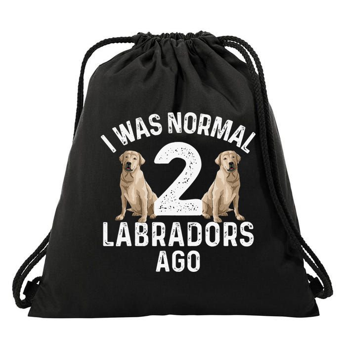 Cute Labrador Design For Labrador Retriever Lovers Drawstring Bag