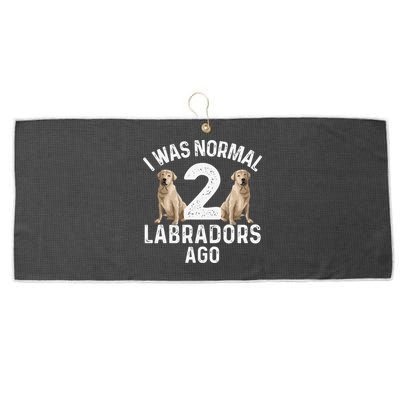 Cute Labrador Design For Labrador Retriever Lovers Large Microfiber Waffle Golf Towel