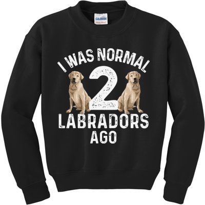 Cute Labrador Design For Labrador Retriever Lovers Kids Sweatshirt