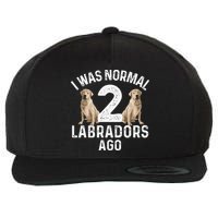 Cute Labrador Design For Labrador Retriever Lovers Wool Snapback Cap