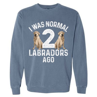 Cute Labrador Design For Labrador Retriever Lovers Garment-Dyed Sweatshirt