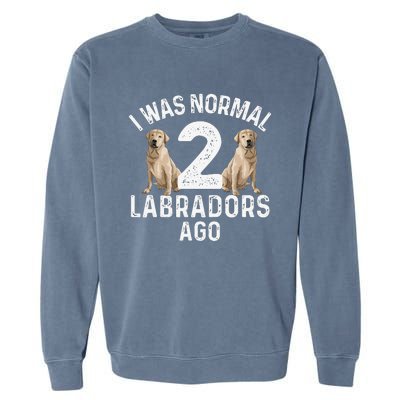 Cute Labrador Design For Labrador Retriever Lovers Garment-Dyed Sweatshirt