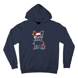 Christmas Lights Dog French Bulldog Hoodie