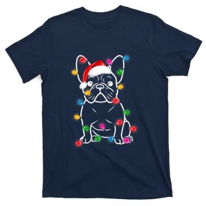 Christmas Lights Dog French Bulldog T-Shirt