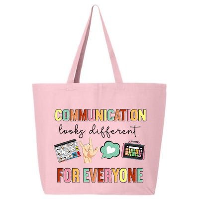 Communication Looks Different For Everyone Speech Therapy 25L Jumbo Tote