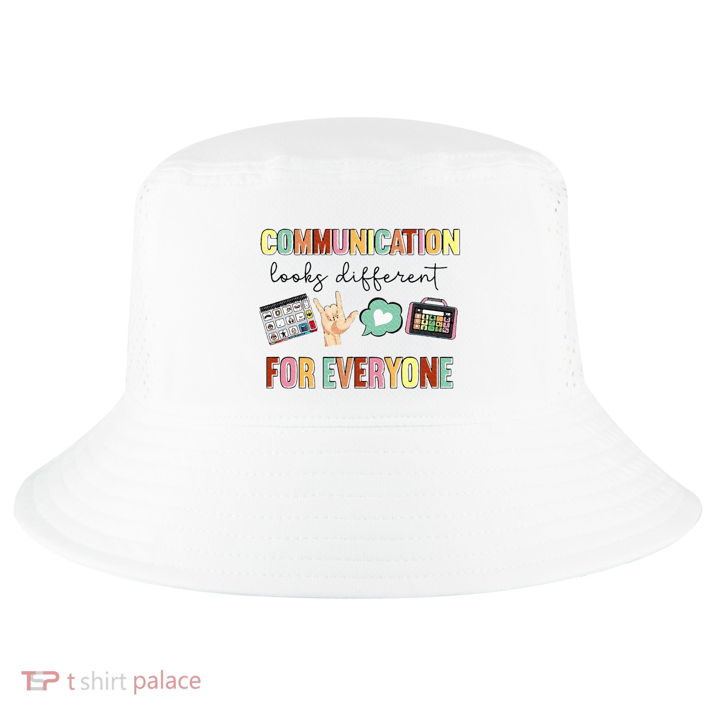 Communication Looks Different For Everyone Speech Therapy Cool Comfort Performance Bucket Hat