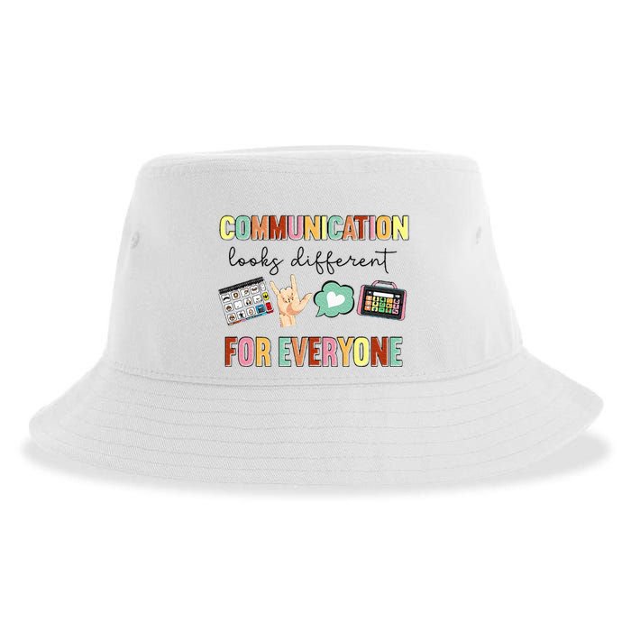 Communication Looks Different For Everyone Speech Therapy Sustainable Bucket Hat