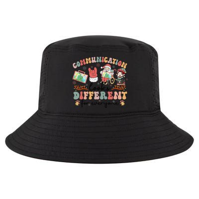 Communication Looks Different For Everyone Slp Christmas Cool Comfort Performance Bucket Hat