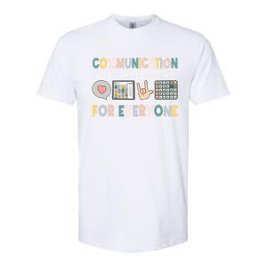 Communication Looks Different For Everyone Autism Awareness Gift Softstyle CVC T-Shirt